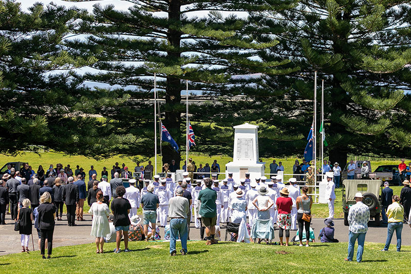 Crowds gather at an RSL Remembrance Day service | Image - Department of Defence