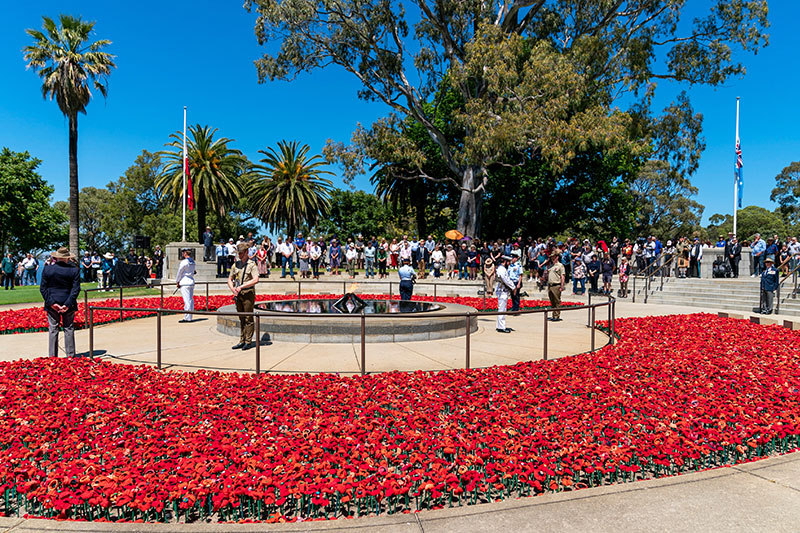 2021 Remembrance Day Service at Kings Park, Perth WA